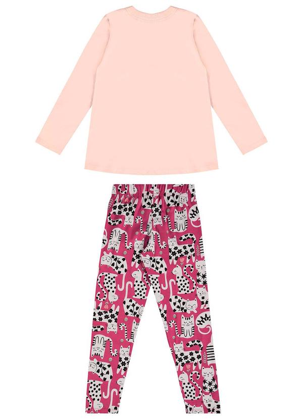 Bee Loop - Conjunto Blusa e Calça Legging Rosa 2