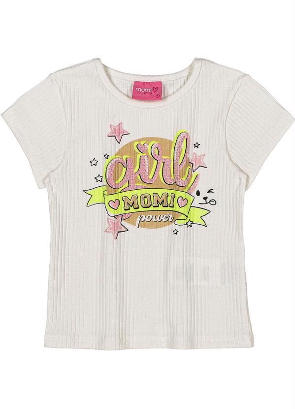 Momi - Conjunto Blusa e Calça Off White e Dourada 2