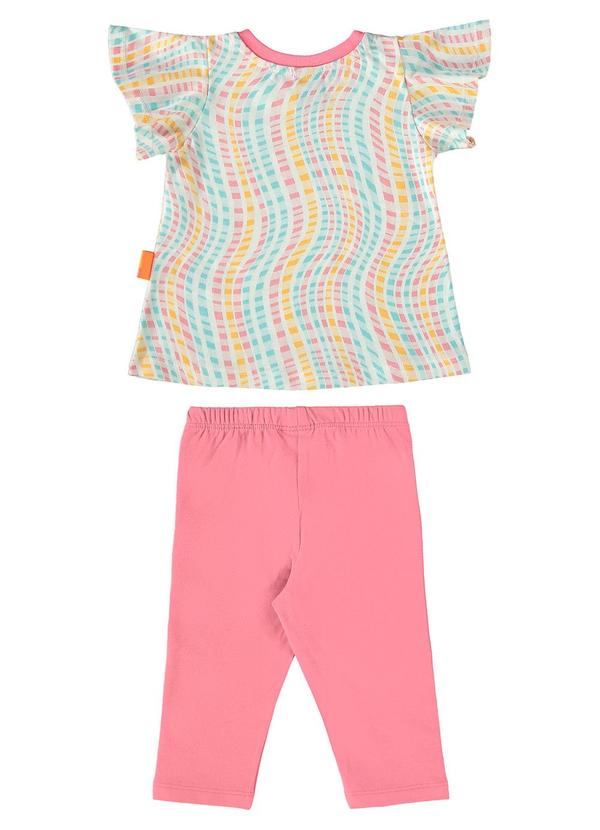 Bee Loop - Conjunto Blusa e Calça para Bebê Rosa 3