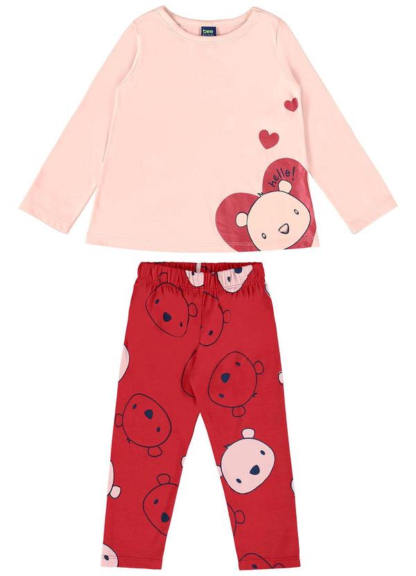 Bee Loop - Conjunto Blusa e Calça Rosa