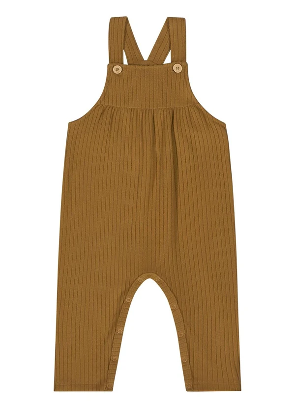 Quimby - Conjunto Blusa e Jardineira Bege 6