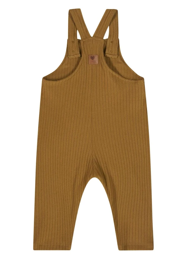 Quimby - Conjunto Blusa e Jardineira Bege 7