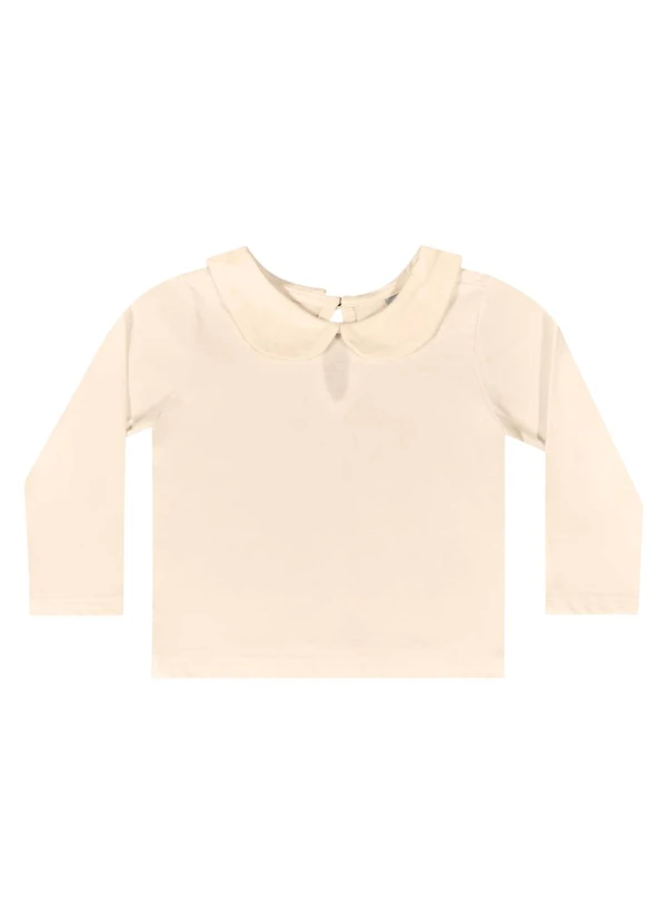 Quimby - Conjunto Blusa e Jardineira Bege 2