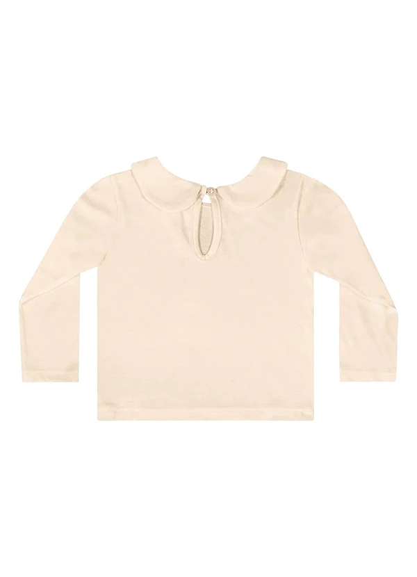 Quimby - Conjunto Blusa e Jardineira Bege 3