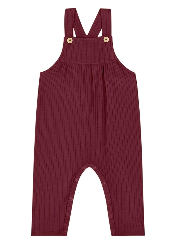 Quimby - Conjunto Blusa e Jardineira Bege 4