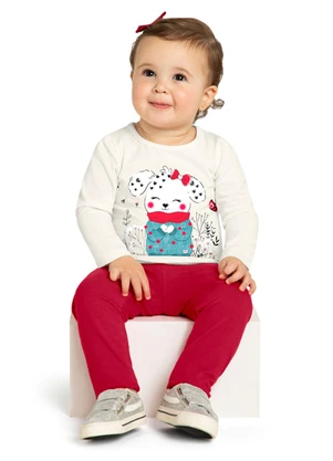 Marlan - Conjunto Blusa e Legging Advance Bege - MARLAN