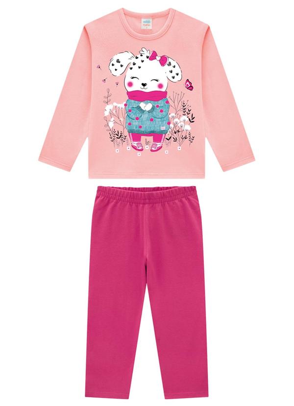 Marlan - Conjunto Blusa e Legging Advance Rosa