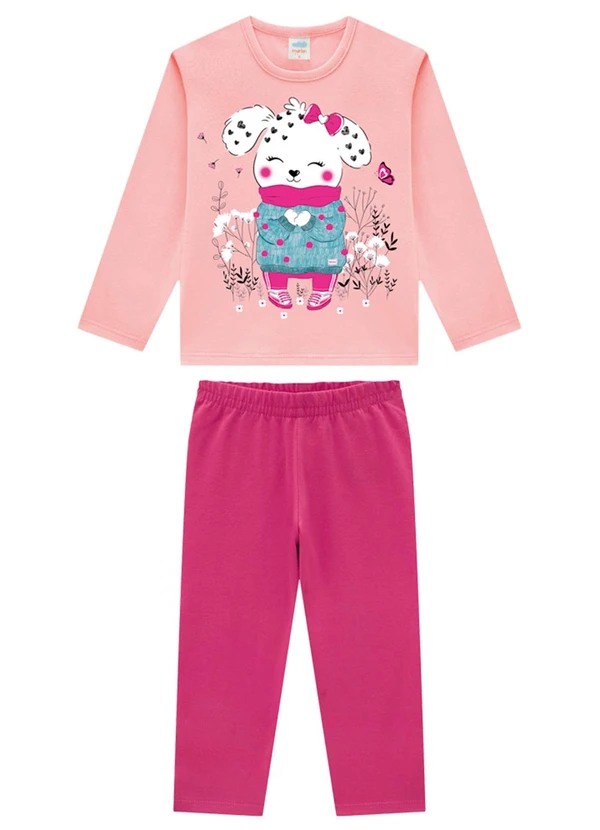 Marlan - Conjunto Blusa e Legging Advance Rosa