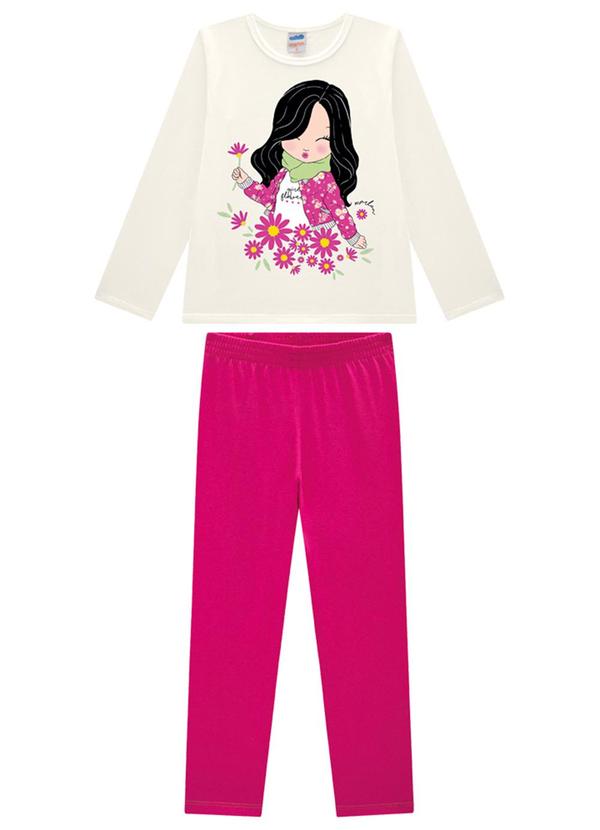 Marlan - Conjunto Blusa e Legging Coton Advance Bege 2