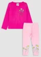 Turminha - Conjunto Blusa e Legging Cotton Rosa - variação: Rosa