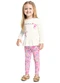 Bee Loop - Conjunto Blusa e Legging Floral Rosa - variação:  
