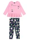 Bee Loop - Conjunto Blusa e Legging Floral Rosa - variação:  