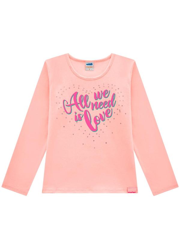 Marlan - Conjunto Blusa e Legging Heart Day Rosa 2