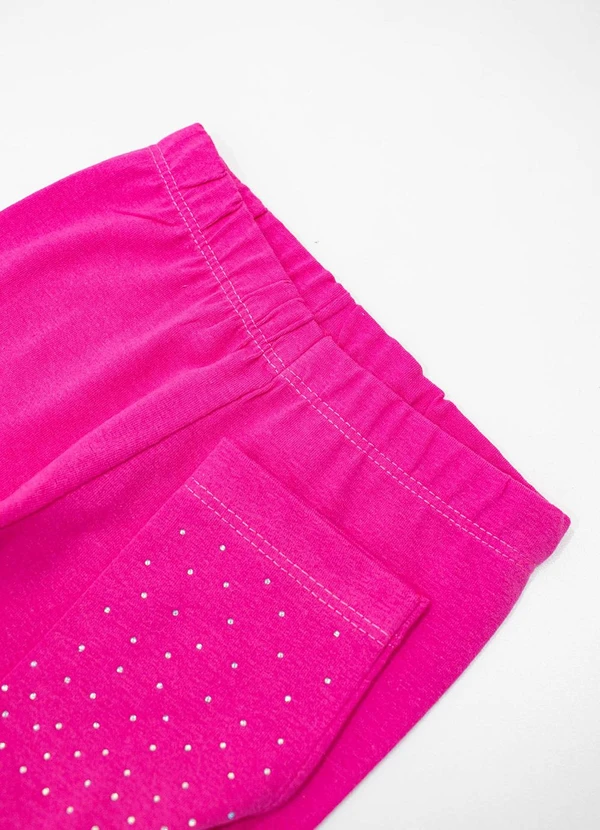 Turminha - Conjunto Blusa e Legging Strass Branco 4