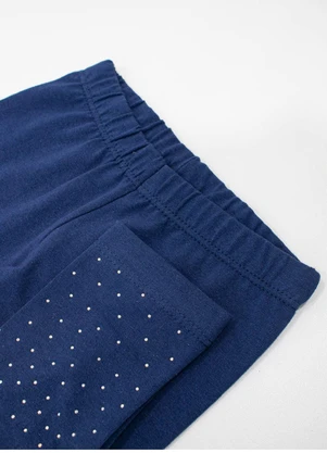 Turminha - Conjunto Blusa e Legging Strass Rosa - TURMINHA