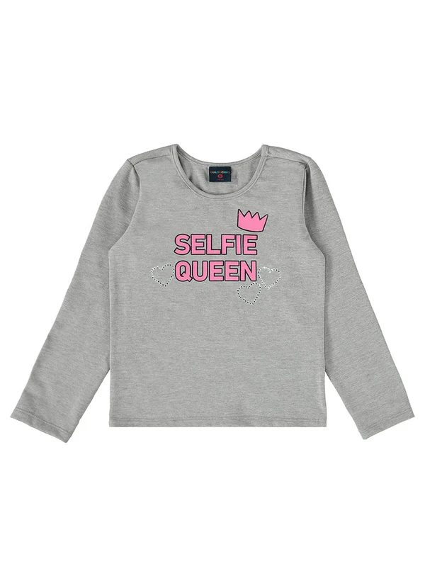 Guloseima - Conjunto Blusa e Short-SaiaCinza 3