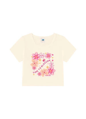 Marlan - Conjunto Blusa e Shorts em Cotton Bege - MARLAN