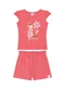 Marlan - Conjunto Blusa e Shorts em Cotton Laranja - variação: Laranja