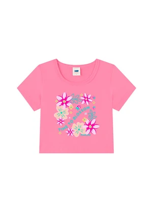 Marlan - Conjunto Blusa e Shorts em Cotton Rosa - MARLAN