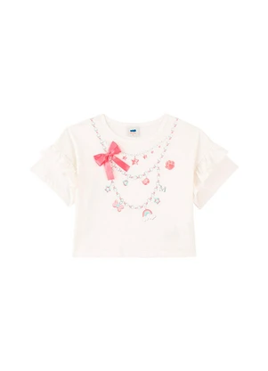 Marlan - Conjunto Blusa e Shorts em Gorgurinho Bege - MARLAN