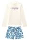 Marlan - Conjunto Blusa e Shorts Sport Natureza Bege - variação: Bege