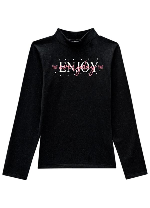 Marlan - Conjunto Blusa e Shorts Sport Natureza Preto 3