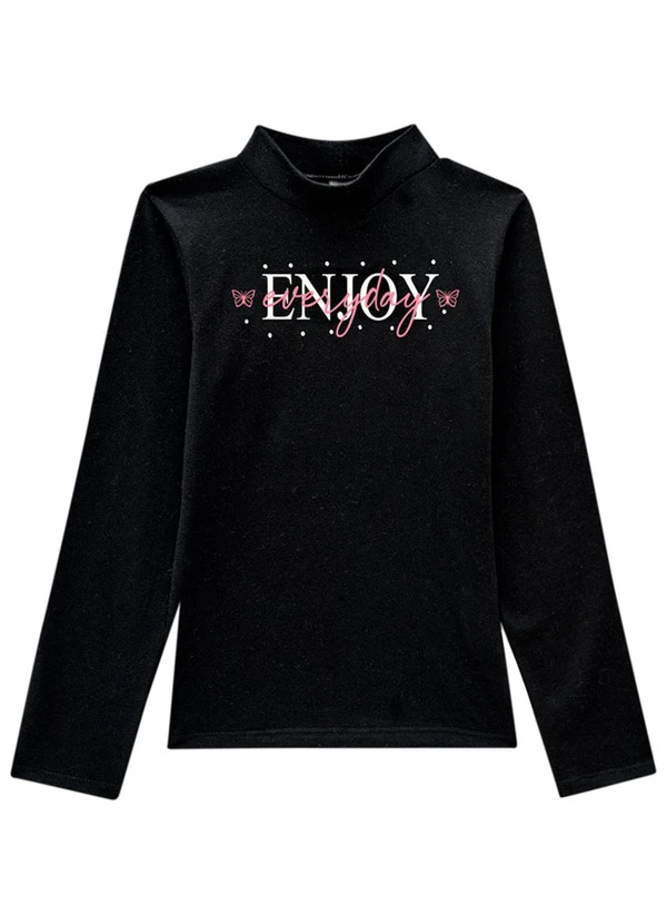 Marlan - Conjunto Blusa e Shorts Sport Natureza Preto 3