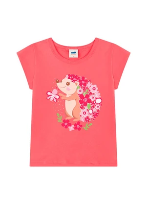 Marlan - Conjunto Blusa em Meia Malha e Shorts Laranja - MARLAN