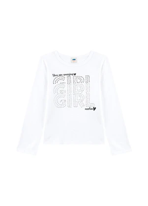 Marlan - Conjunto Blusa Manga Longa e Calça Branco - MARLAN