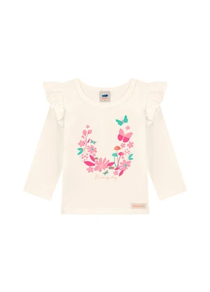Marlan - Conjunto Blusa Manga Longa e Legging Bege - MARLAN