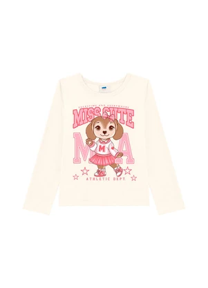 Marlan - Conjunto Blusa Manga Longa e Legging Bege - MARLAN