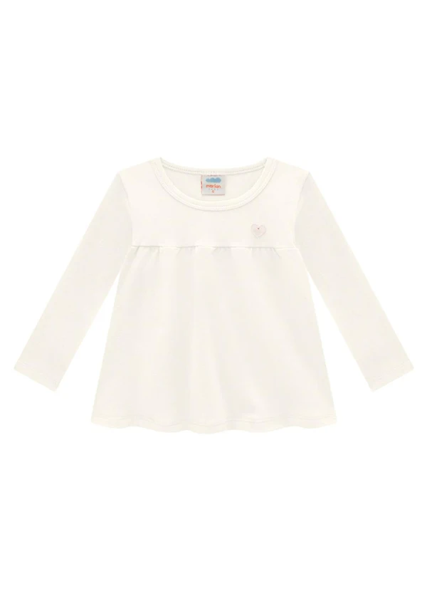 Marlan - Conjunto Blusa Manga Longa e Legging Heart Bege 2