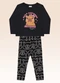 Fakini Kids - Conjunto Blusa Manga Longa e Legging Preto - variação: Preto