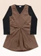 Fakini Kids - Conjunto Blusa Manga Longa e Salopete Preto - variação: Preto