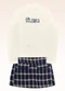 Fakini Kids - Conjunto Blusa Manga Longa e Shorts Saia Bege - variação: Bege
