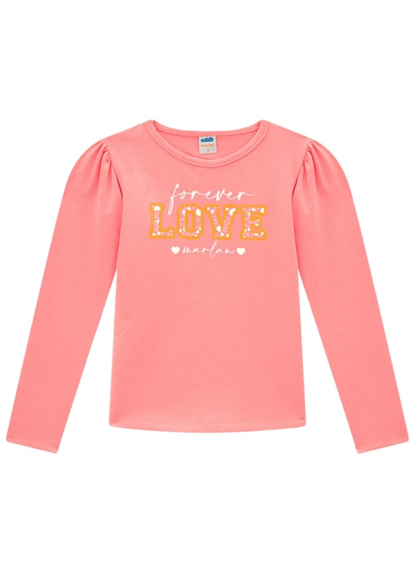 Marlan - Conjunto Blusa Manga Longa e Shorts Tricot Rosa 2