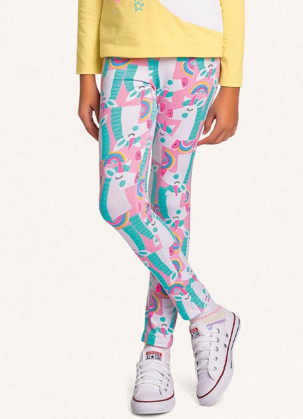 Fakini Kids - Conjunto Blusa Manga Longa/Legging Amarelo 4