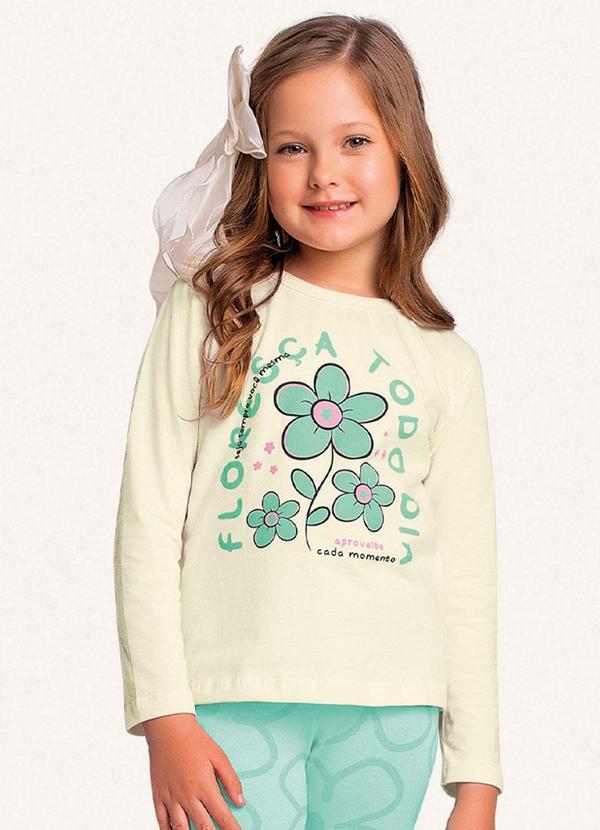 Fakini Kids - Conjunto Blusa Manga Longa/Legging Verde 3