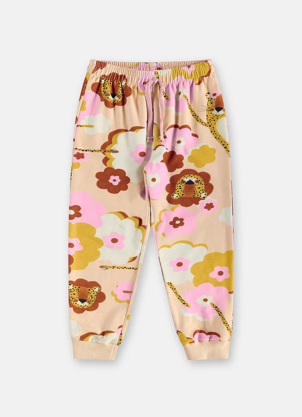 Três e Já - Conjunto Blusão Calça Onça Rosa 4