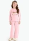 Rovi Kids - Conjunto Blusão com Calça Feminina Rosa - variação: Rosa