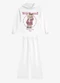 Rovi Kids - Conjunto Blusão com Calça Feminino Branco - variação: Branco