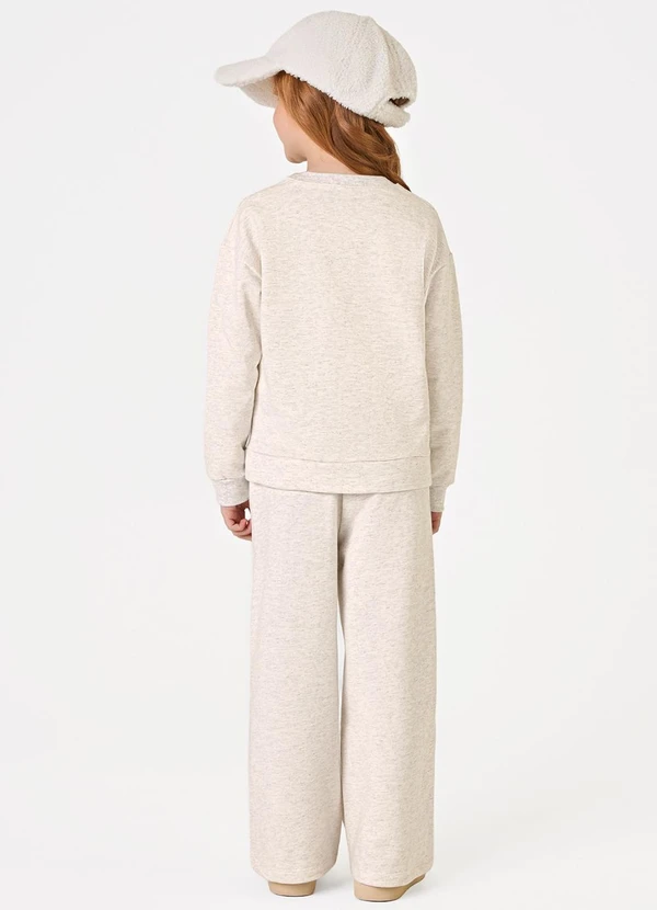 Trick Nick - Conjunto Blusão com Calça Moletom Bege 2