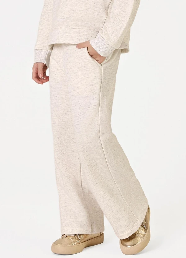 Trick Nick - Conjunto Blusão com Calça Moletom Bege 5