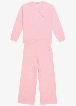 Trick Nick - Conjunto Blusão com Calça Moletom Rosa - TRICK NICK