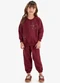 Rovi Kids - Conjunto Blusão com Calça Moletom Vermelho - variação: Vermelho
