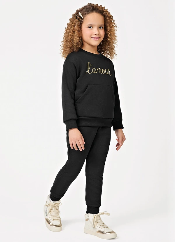 Trick Nick - Conjunto Blusao com Calca Preto 3