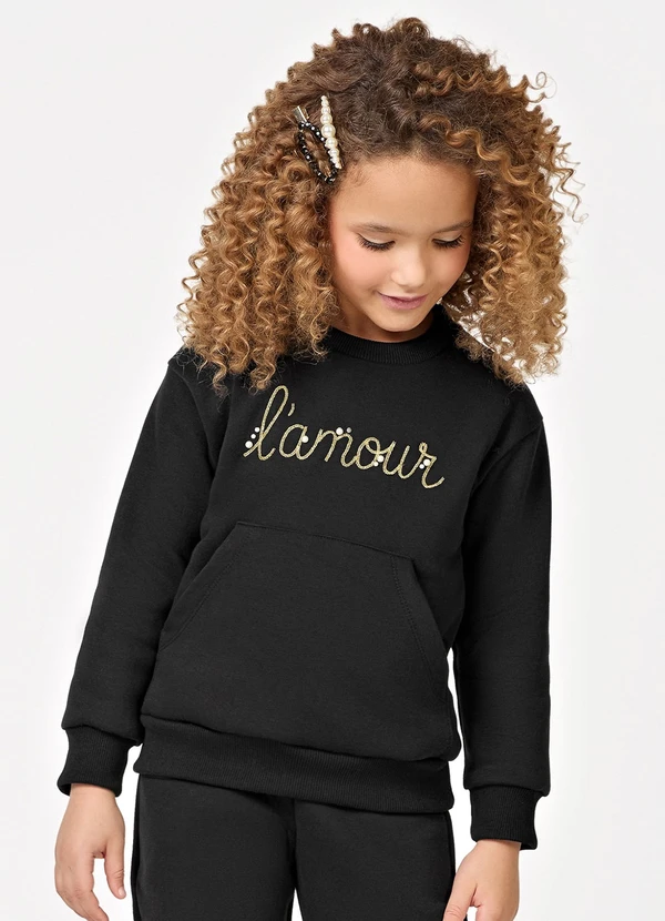 Trick Nick - Conjunto Blusao com Calca Preto 4