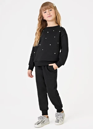 Trick Nick - Conjunto Blusao com Calca Preto - TRICK NICK