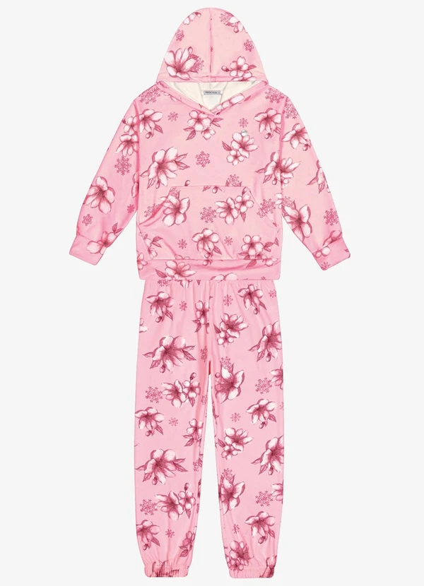 Trick Nick - Conjunto Blusao com Calca Rosa 1