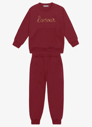 Trick Nick - Conjunto Blusao com Calca Vermelho - TRICK NICK